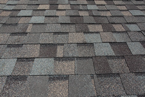 Newly installed composition asphalt shingle roofing in Unionville, CT.