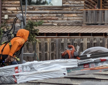 Magee roofing team in action on a Hartford home
